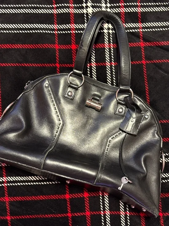 Yves Saint Laurent Vintage Leather Purse Y2K - Picture 1 of 11